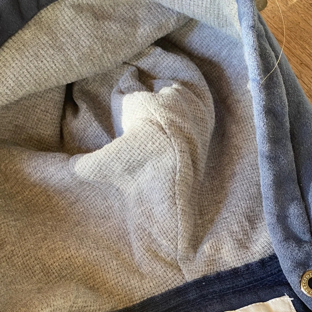 Abercrombie Kids Navy Blue Hoodie Jacket - Picture 3 of 8